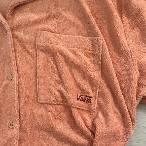 Vans Coral Terry Cloth Jumpsuit and Hat Set - Picture 3 of 3